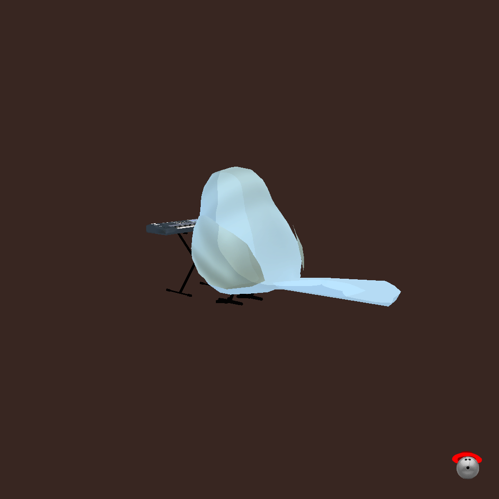 Piano Birb - Back Left