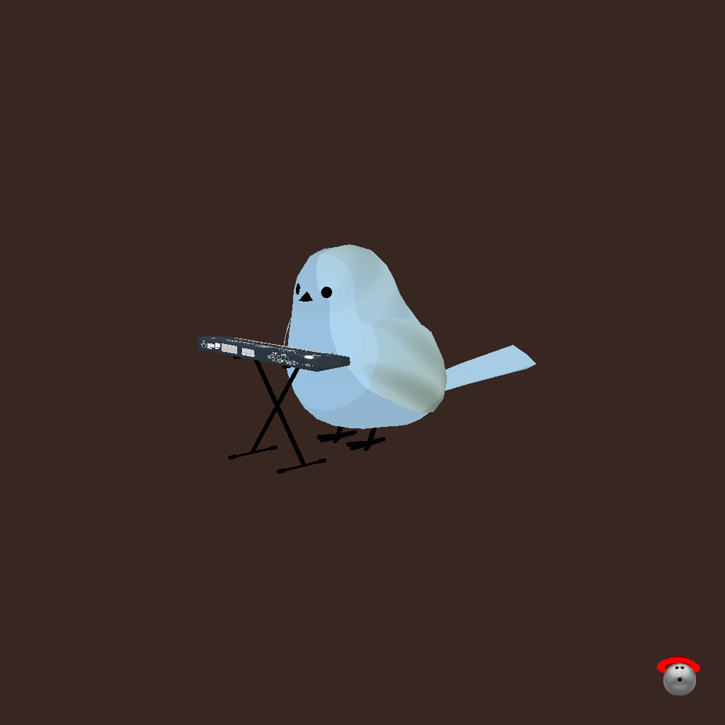 Piano Birb - Front Left