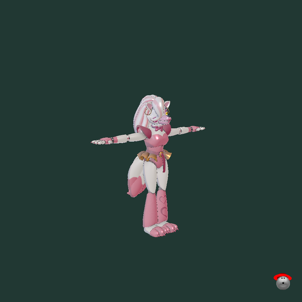 ＂~FNAF glamrock mangle~＂ - Front Right