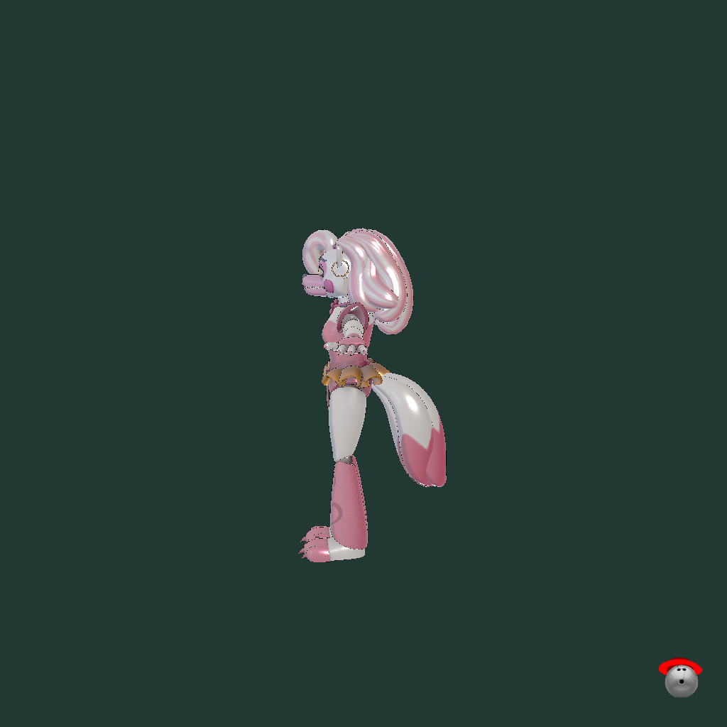 ＂~FNAF glamrock mangle~＂ - Left