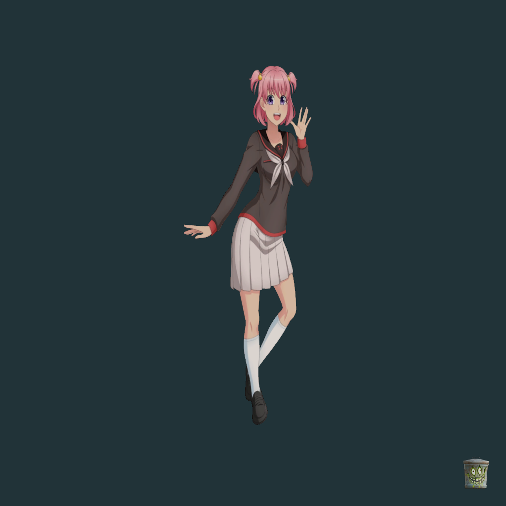 Yandere Simulator 80s Rivals - Back Left