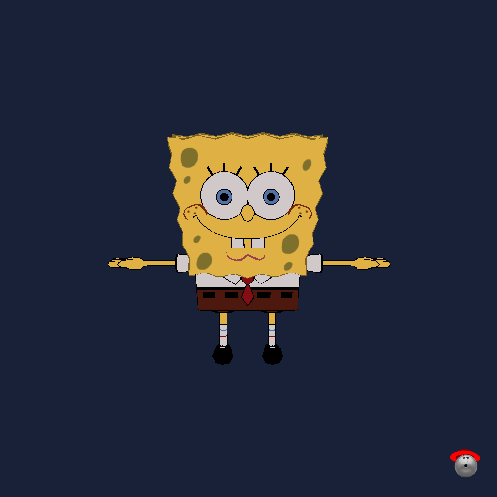 Golden Age SpongeBob SquarePants （Model By˸ Rhettro_movies） - Front