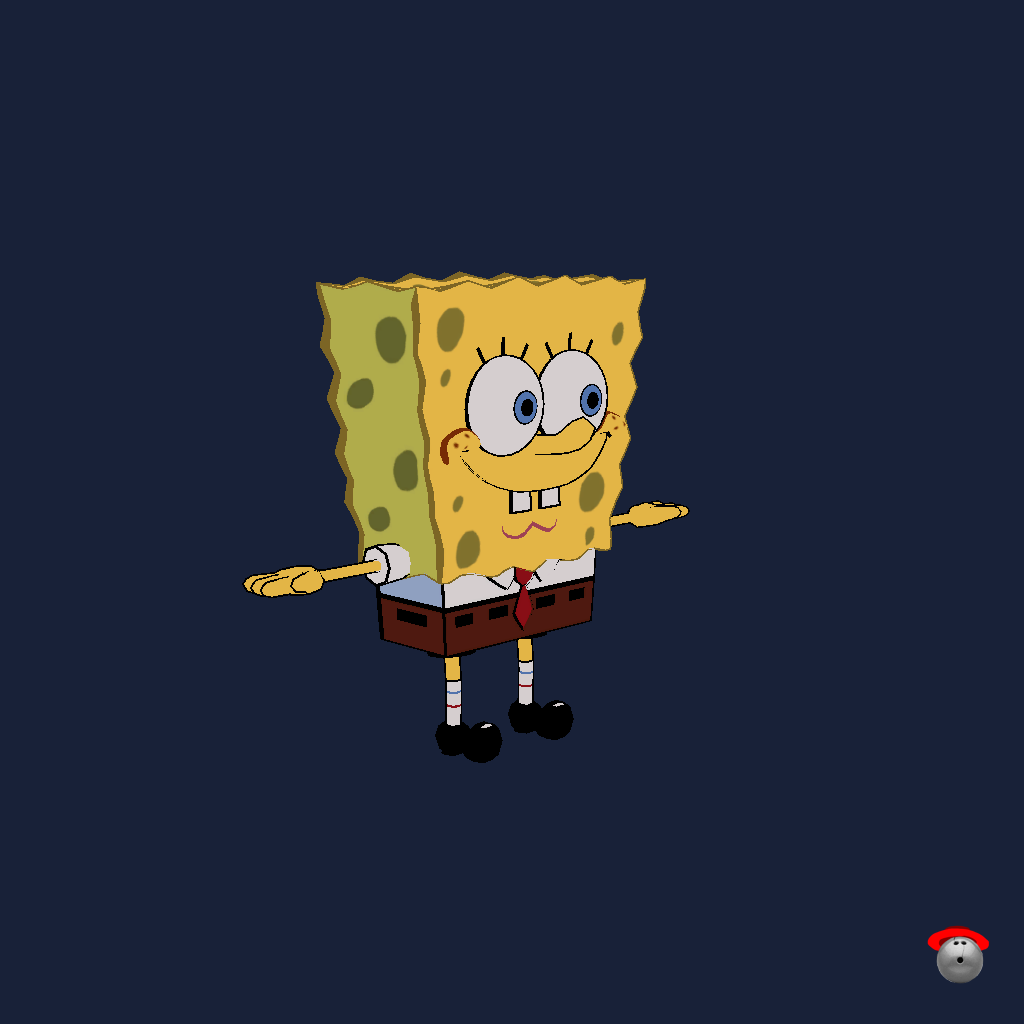 Golden Age SpongeBob SquarePants （Model By˸ Rhettro_movies） - Front Right