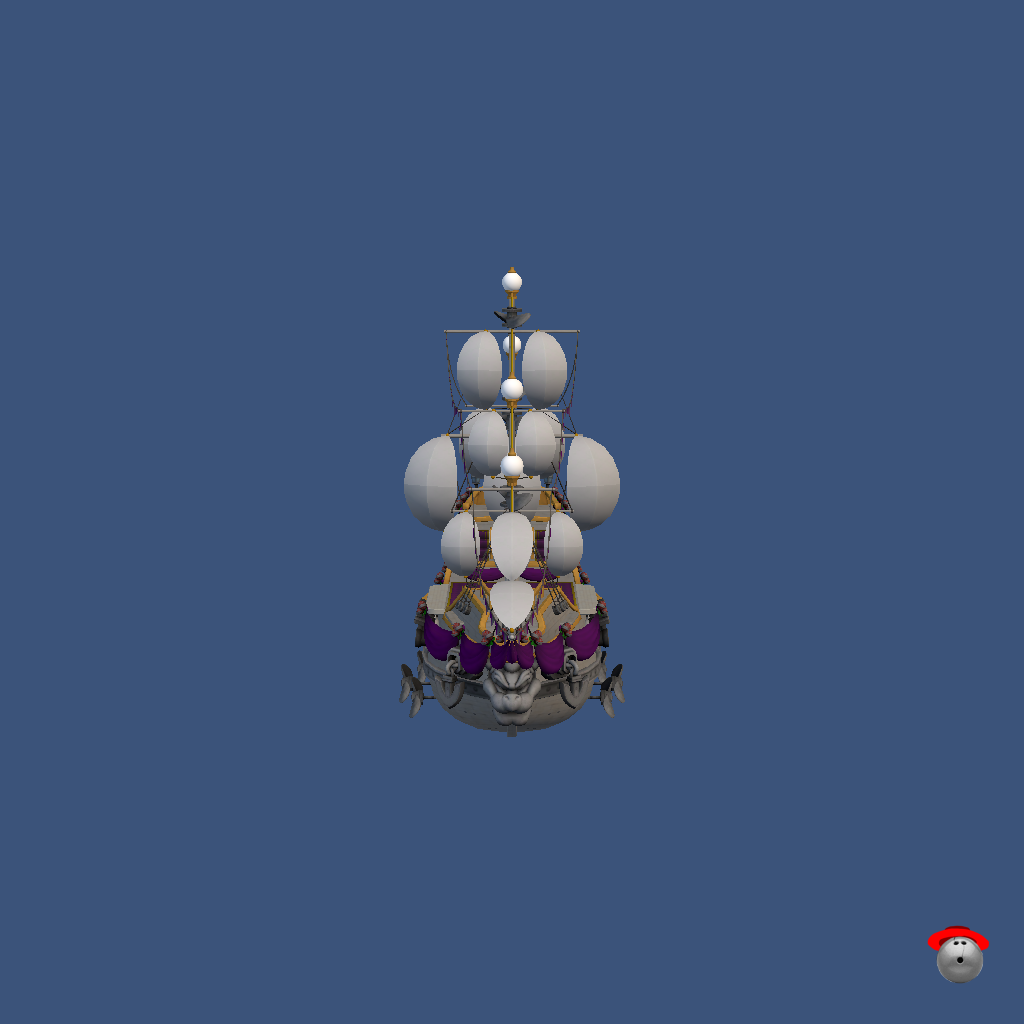 bowser airship - Front