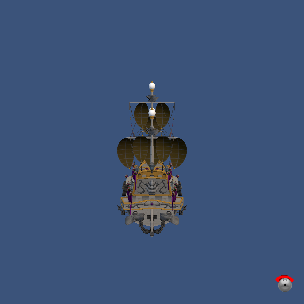 bowser airship - Back
