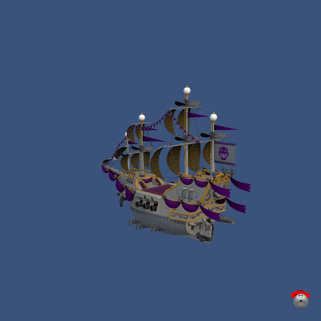 bowser airship - Back Left