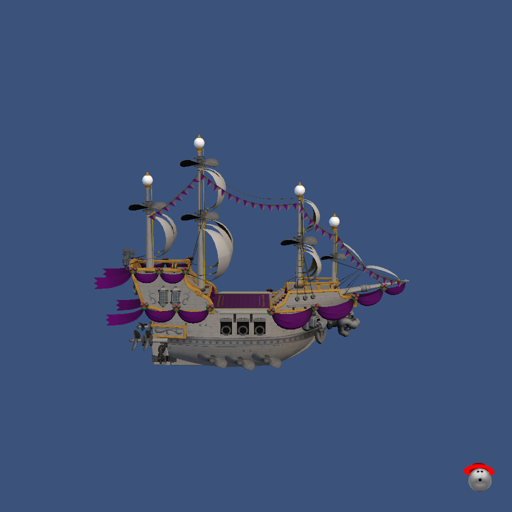 bowser airship - Right
