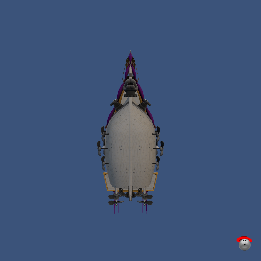bowser airship - Straight Bottom