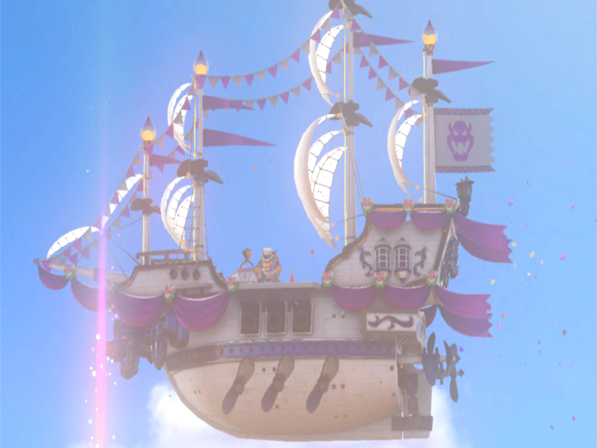bowser airship
