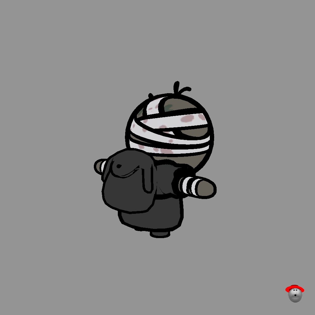 ??? （Steam Name⁄ Organ Grinder） - MewGenics - Back Right