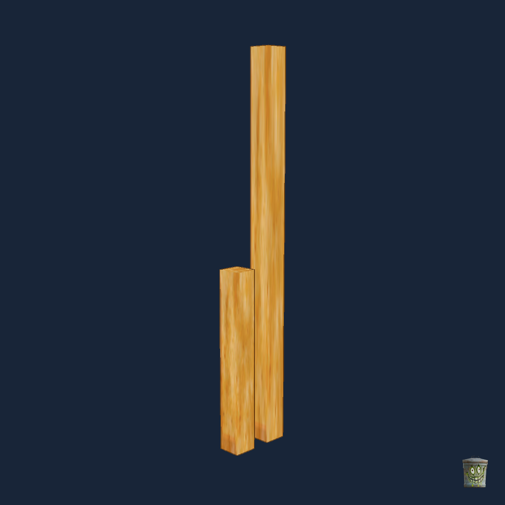 french fry and a half - Back Left