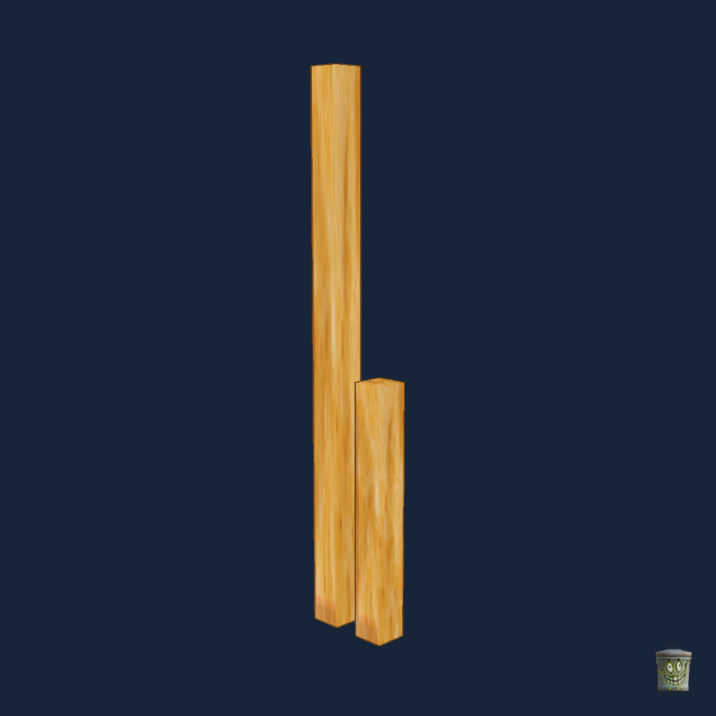 french fry and a half - Front Left