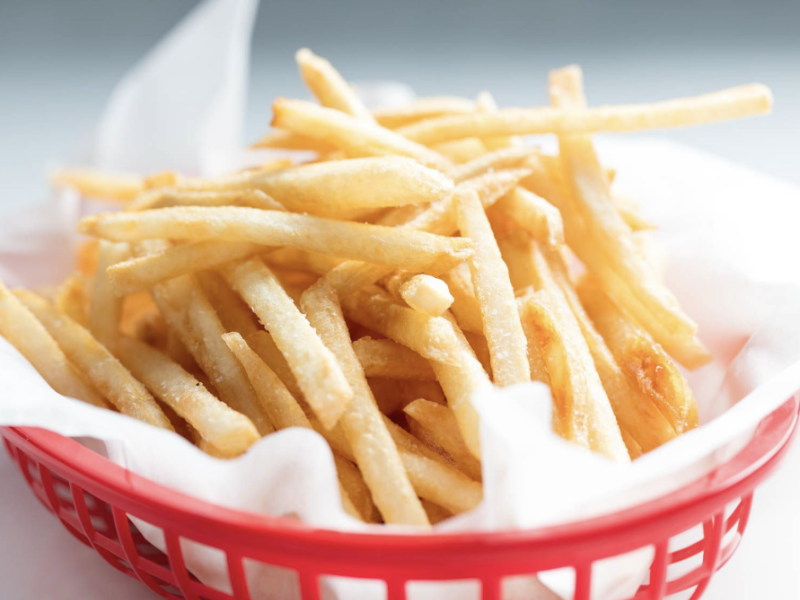 french fry and a half