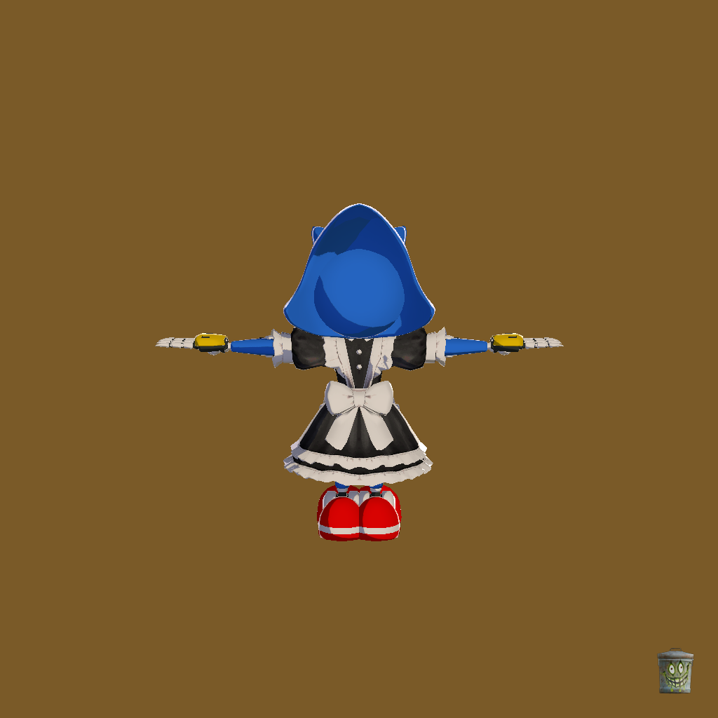 RoboMaid Metal Sonic - Back