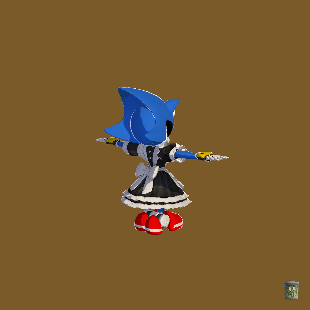 RoboMaid Metal Sonic - Back Right