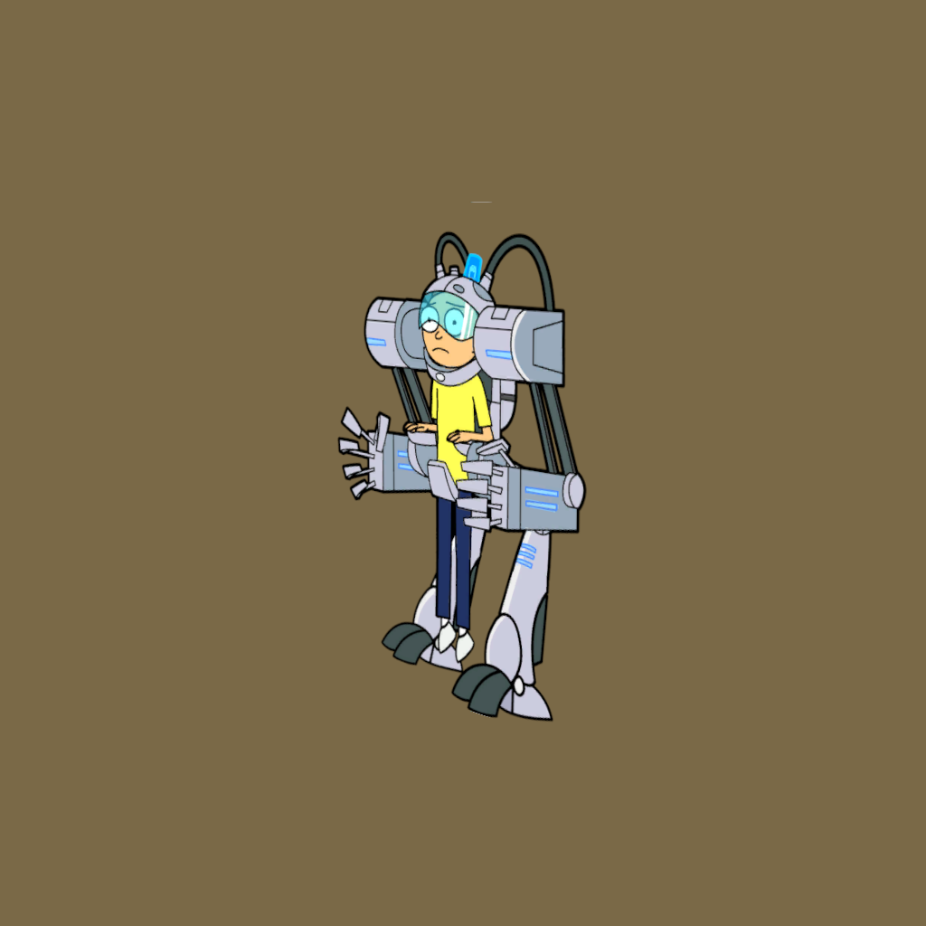 Exoskeleton Morty （Pocket Mortys） - Front Left