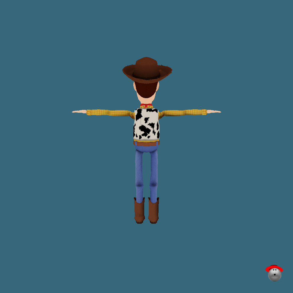 Creepy Woody - Back