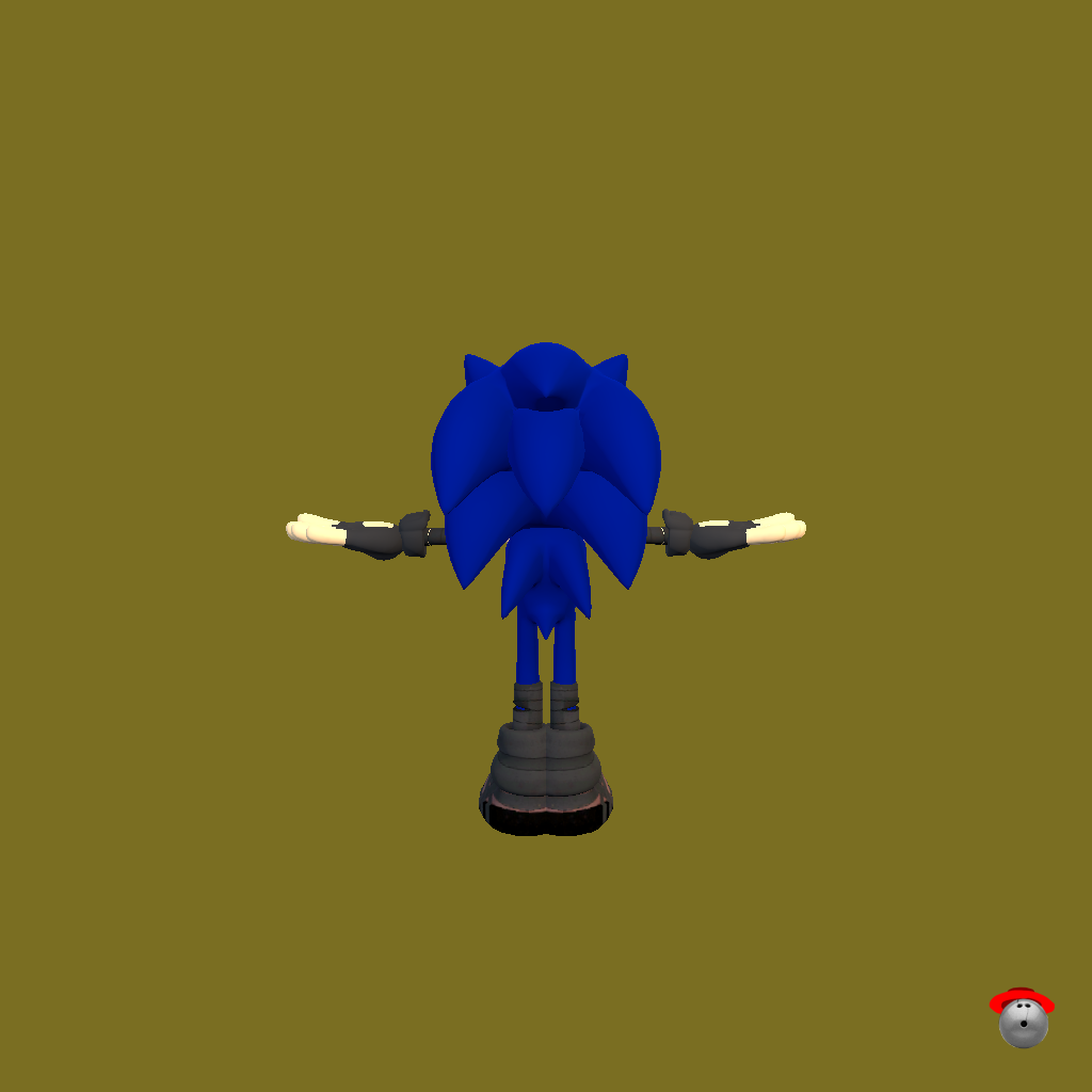 Adult Sonic - Back