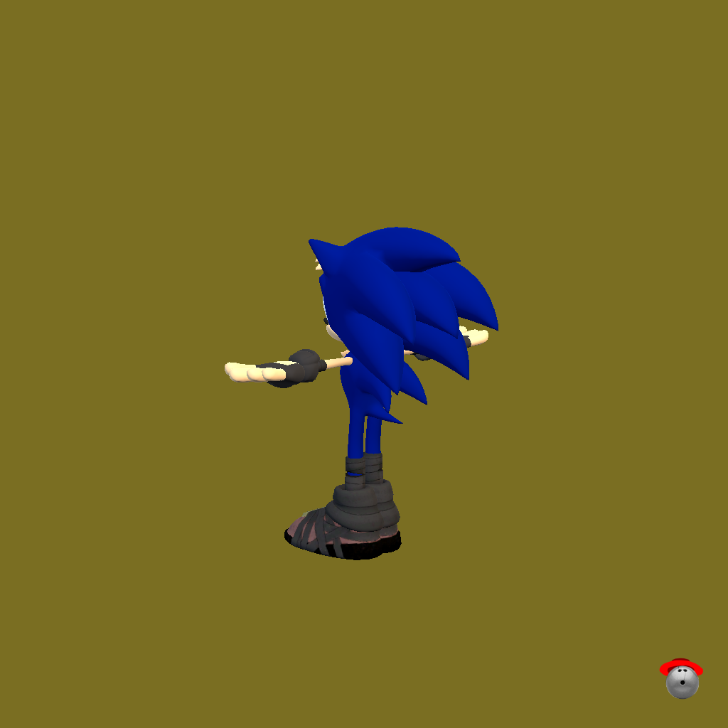 Adult Sonic - Back Left