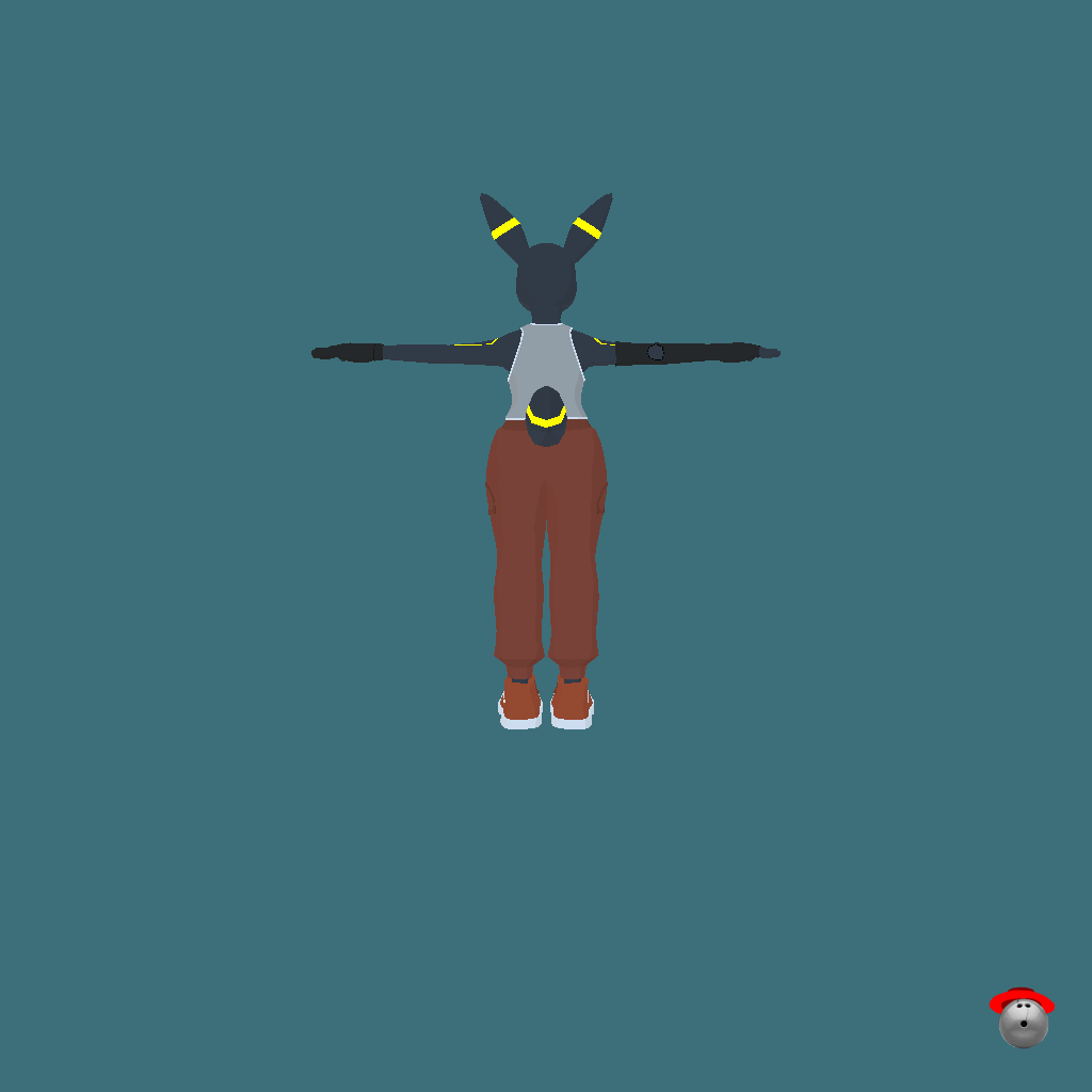 Long Umbreon - Back