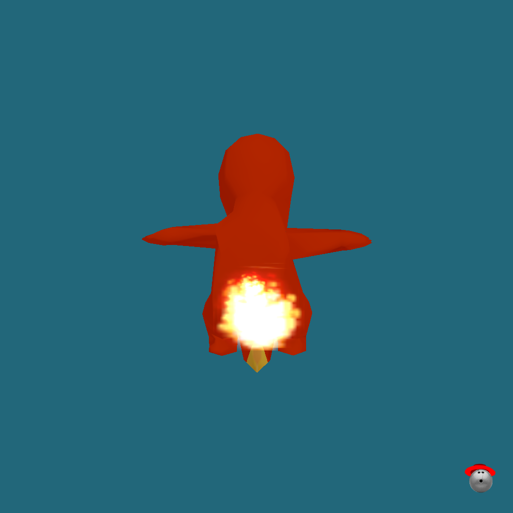N64 Charmander - Back
