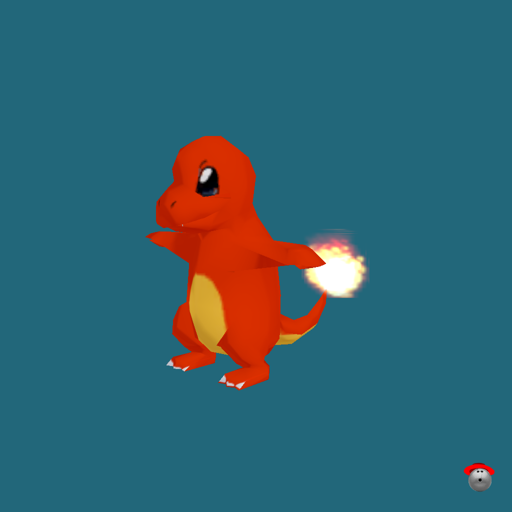 N64 Charmander - Front Left