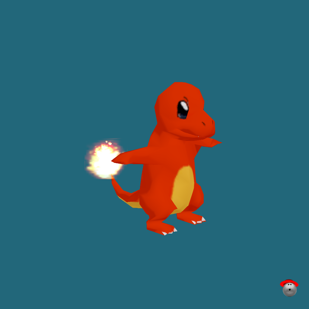 N64 Charmander - Front Right