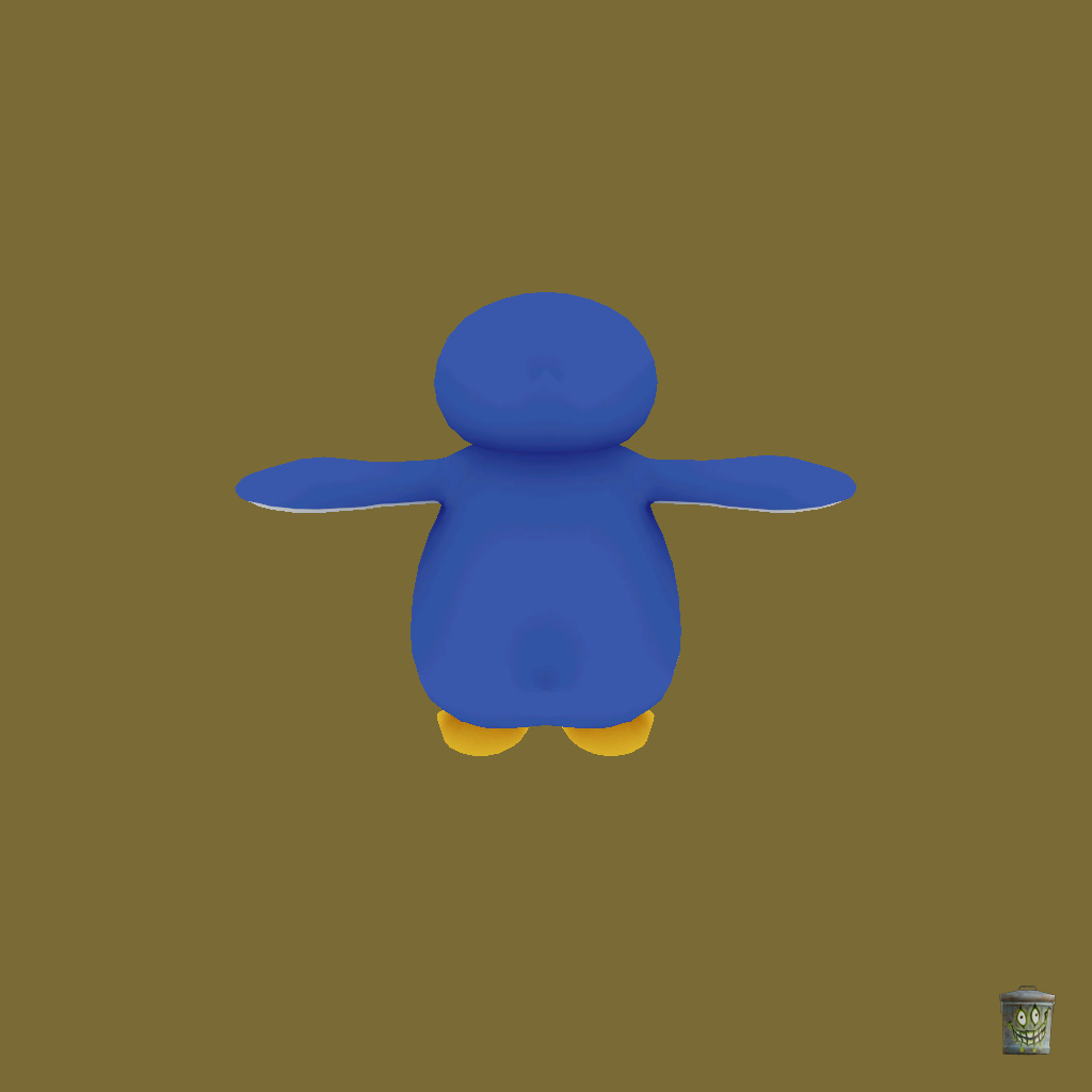 Adult Penguin （Super Mario Party） - Back