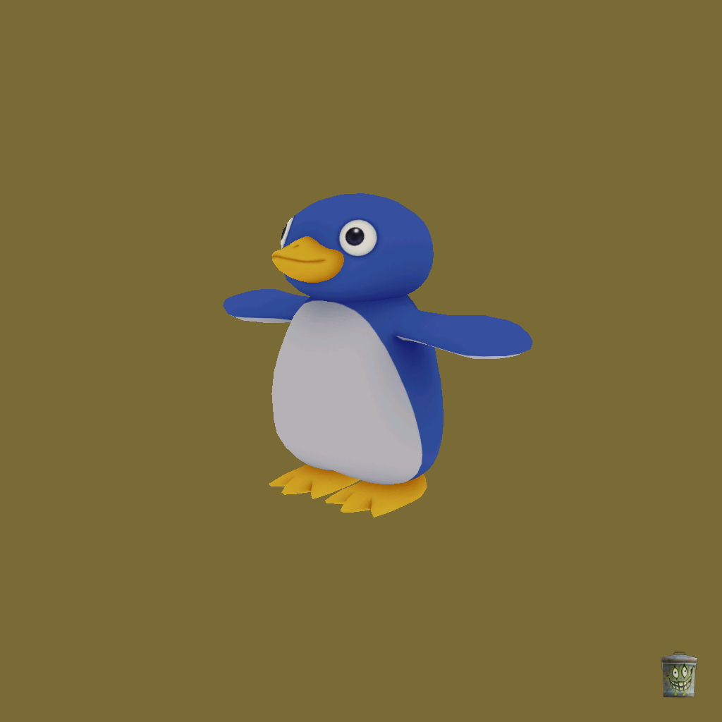 Adult Penguin （Super Mario Party） - Front Left