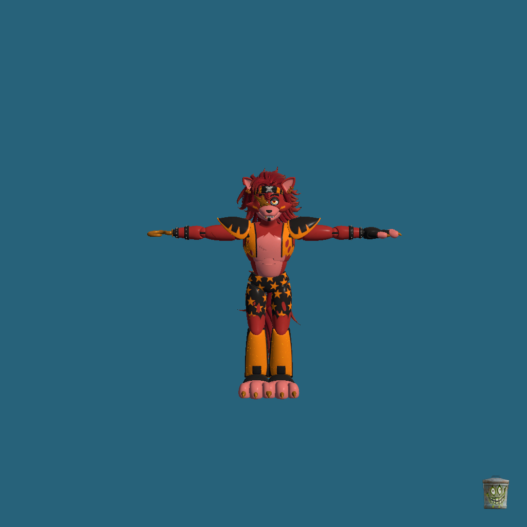 Glamrock Foxy - v4 - Front