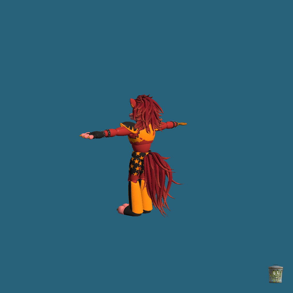 Glamrock Foxy - v4 - Back Left