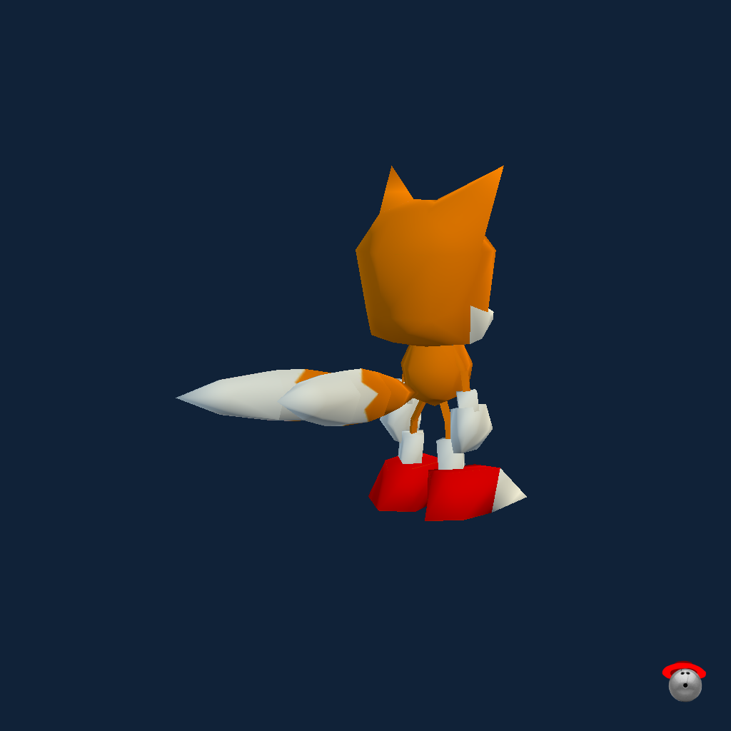 Miles ＂Tails＂ Prower （Sonic R） - Back Right