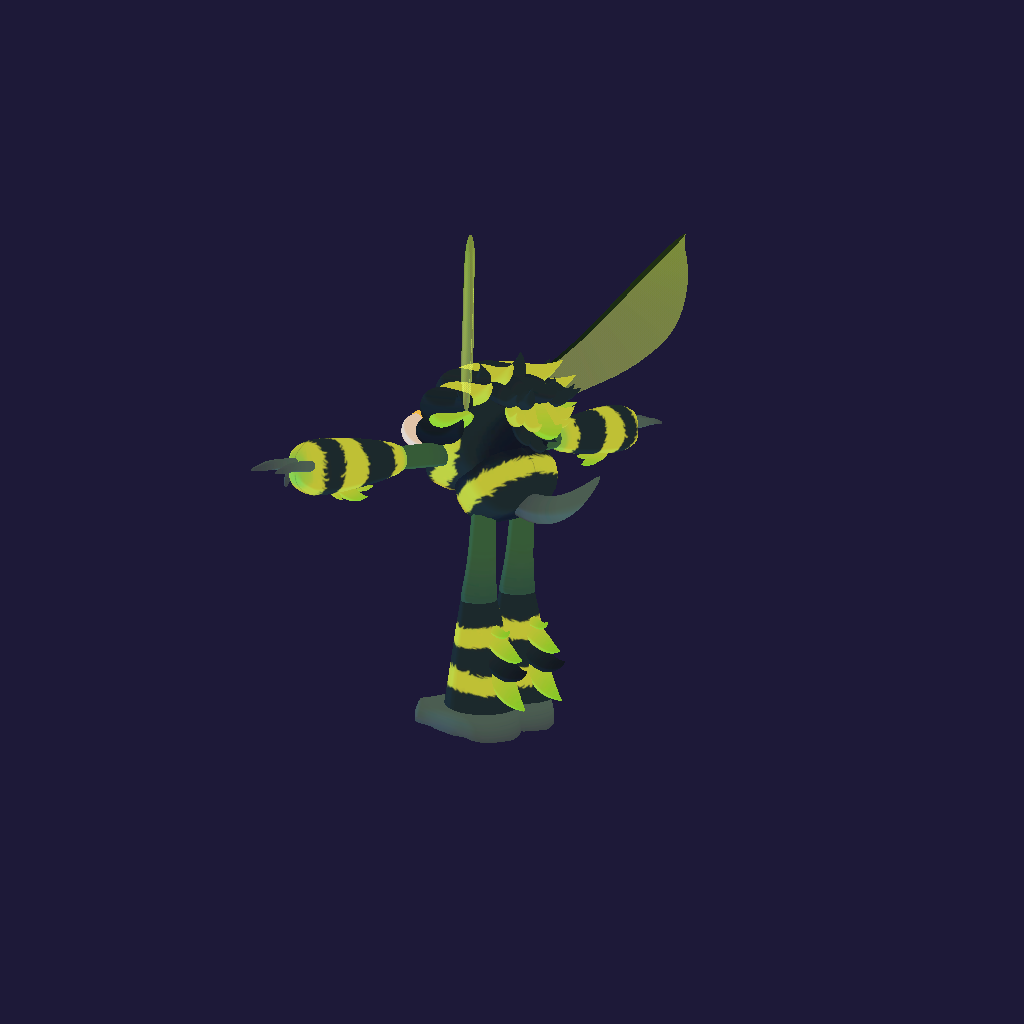 Stylized Humbug - Back Left