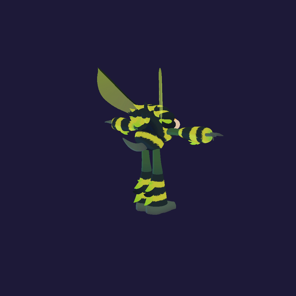 Stylized Humbug - Back Right