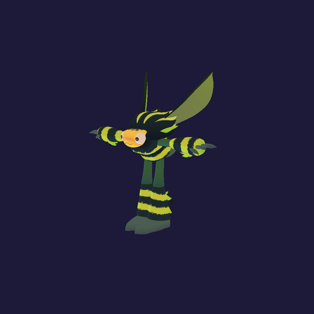 Stylized Humbug - Front Left