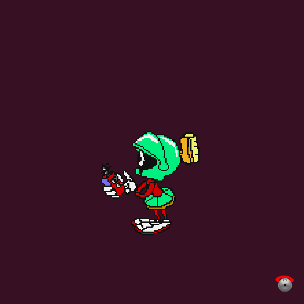 M․U․G․E․N Marvin The Martian - Back