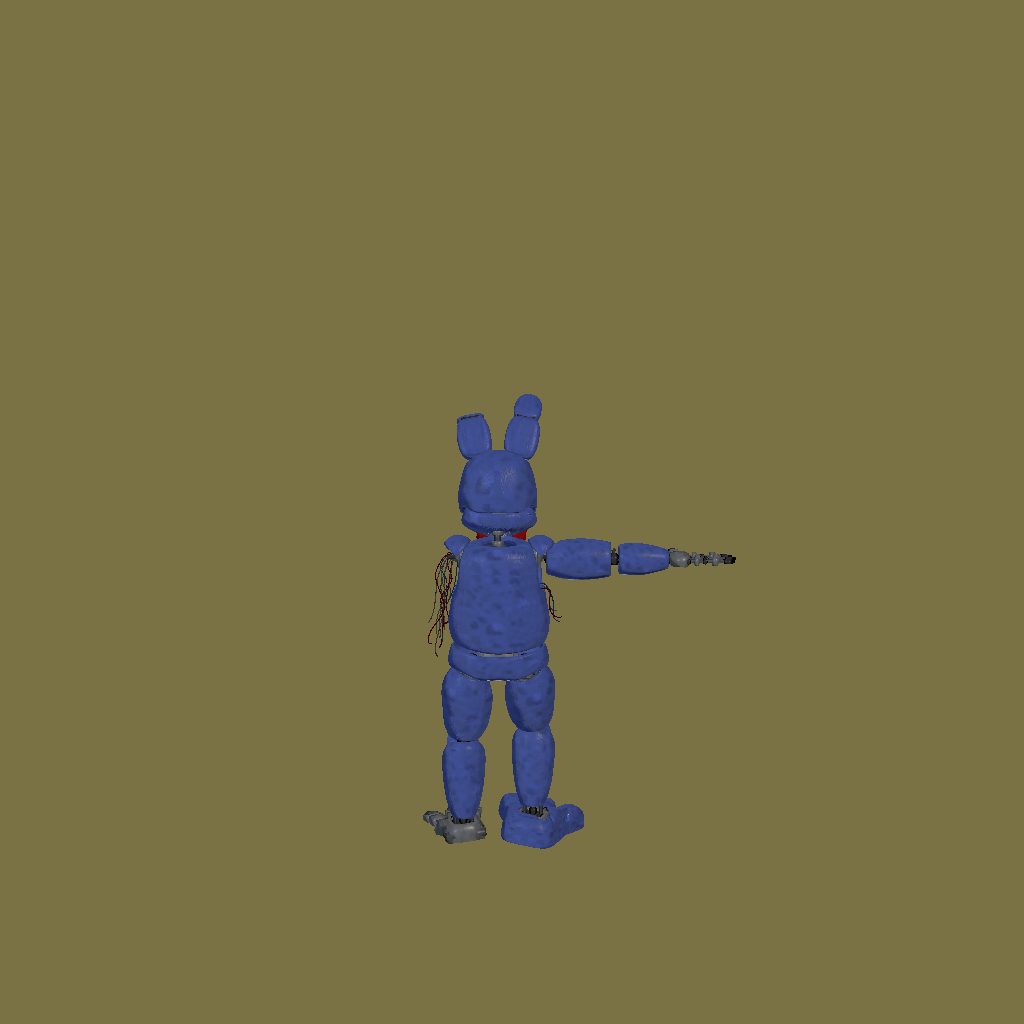 FNaF˸ 2 Withered Bonnie V2 - Back