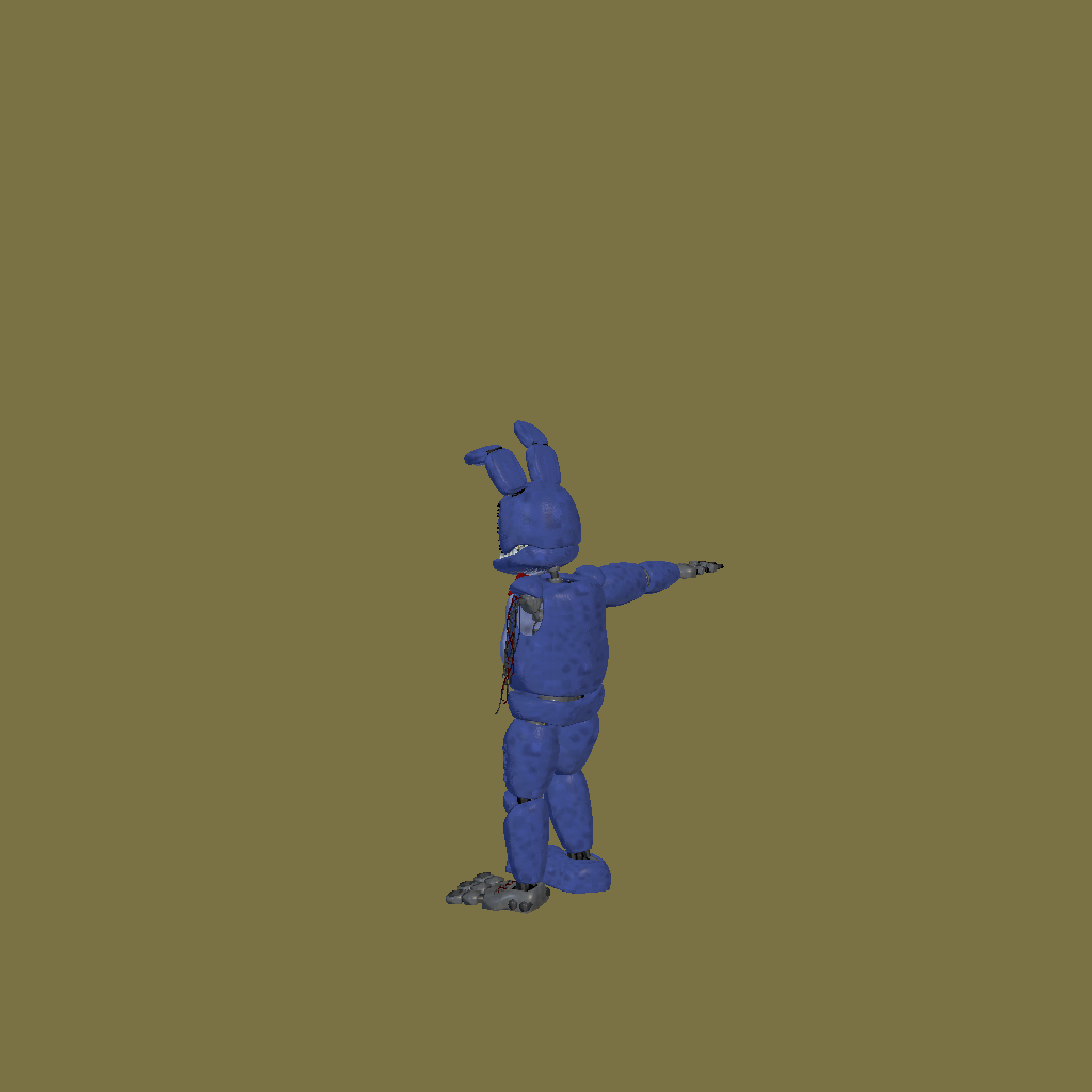 FNaF˸ 2 Withered Bonnie V2 - Back Left