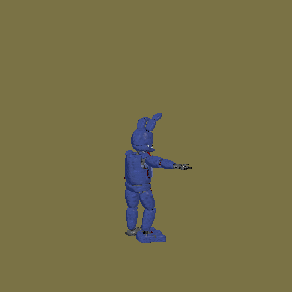 FNaF˸ 2 Withered Bonnie V2 - Back Right