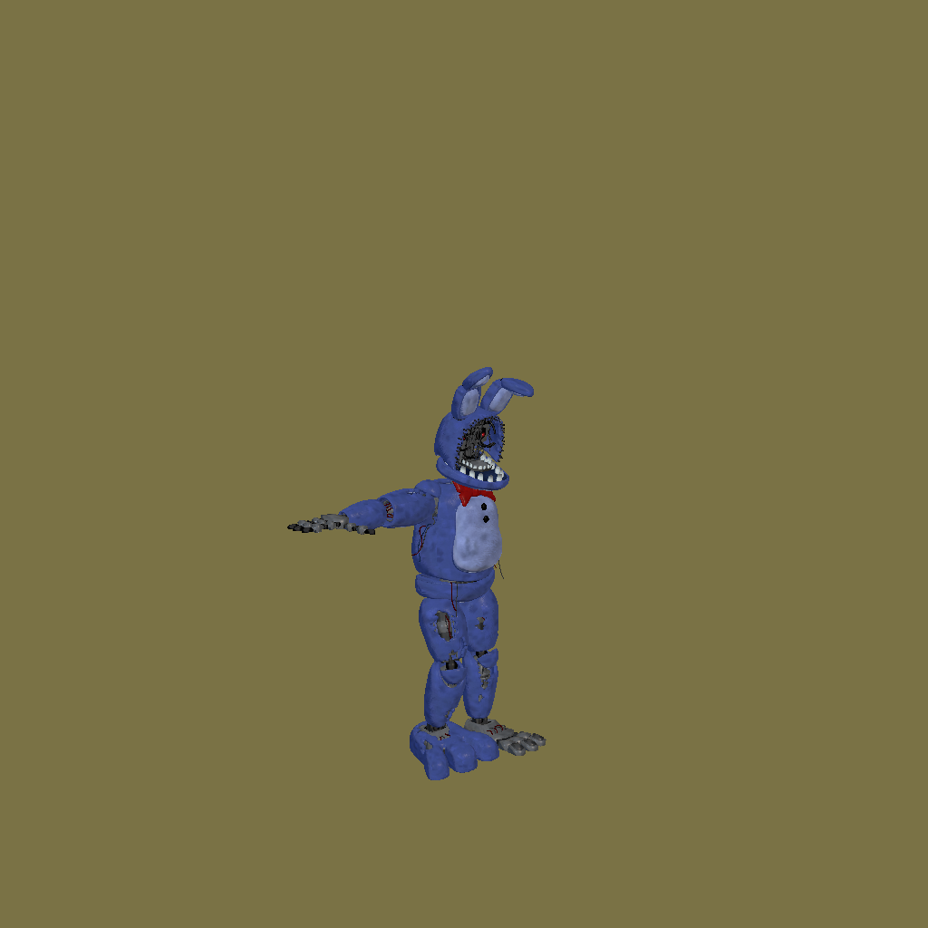FNaF˸ 2 Withered Bonnie V2 - Front Right