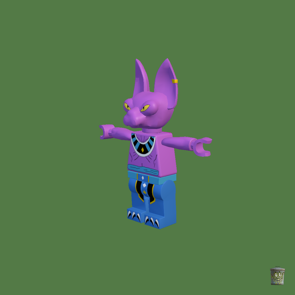 LEGO Lord Beerus - Front Left