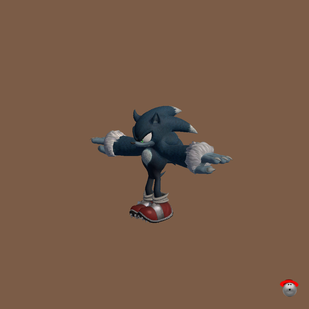 Sonic The Werehog - Front Left