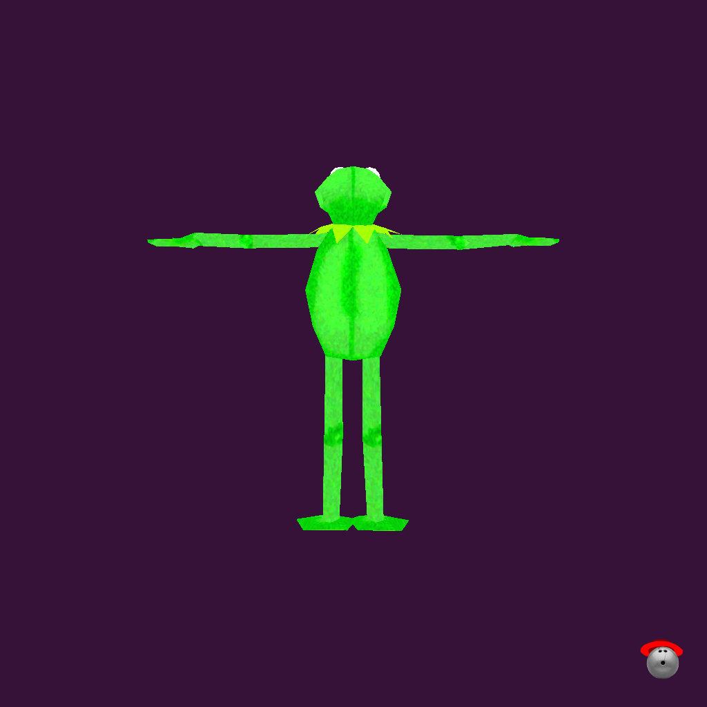 Gmod Kermit The Frog - Back