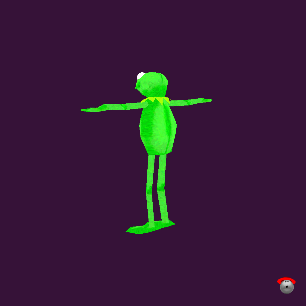 Gmod Kermit The Frog - Back Left