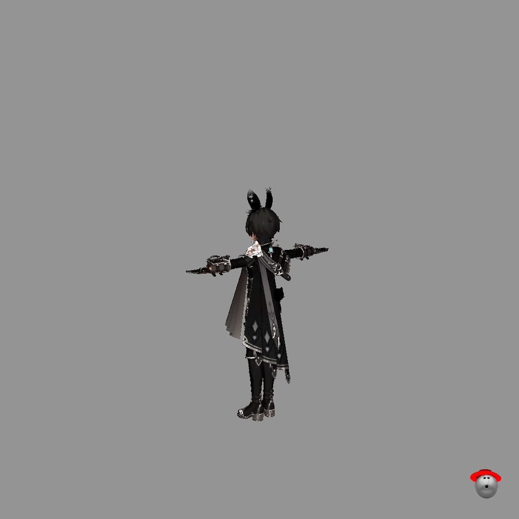 Crow's Goth Lohen - Back Left