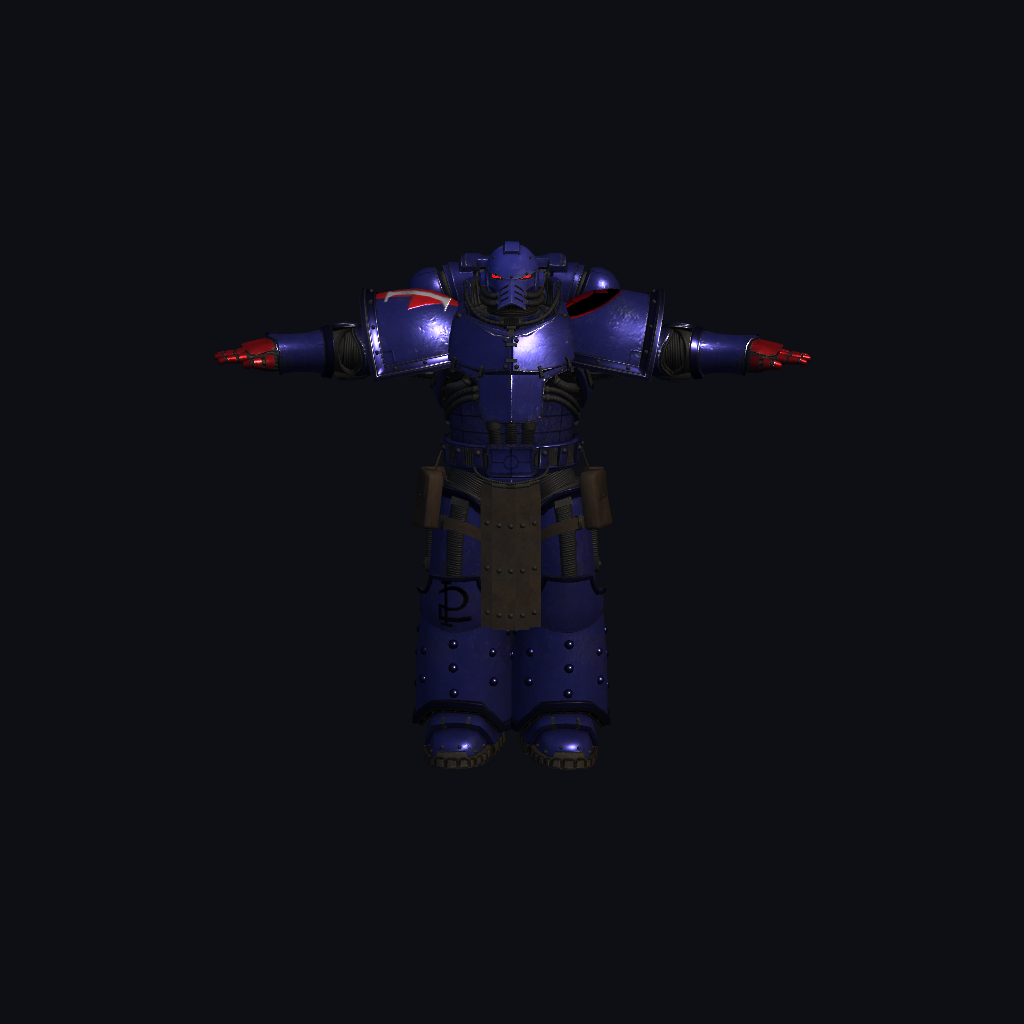 Crimson Fists Battle Brother