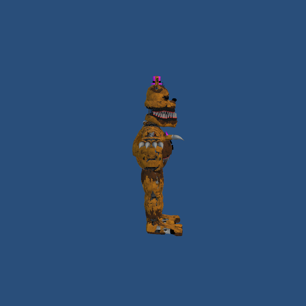 FNAF4 2017 Nightmare Fredbear - Right