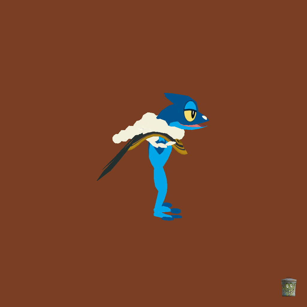 Frogadier Costume Party Style - Right