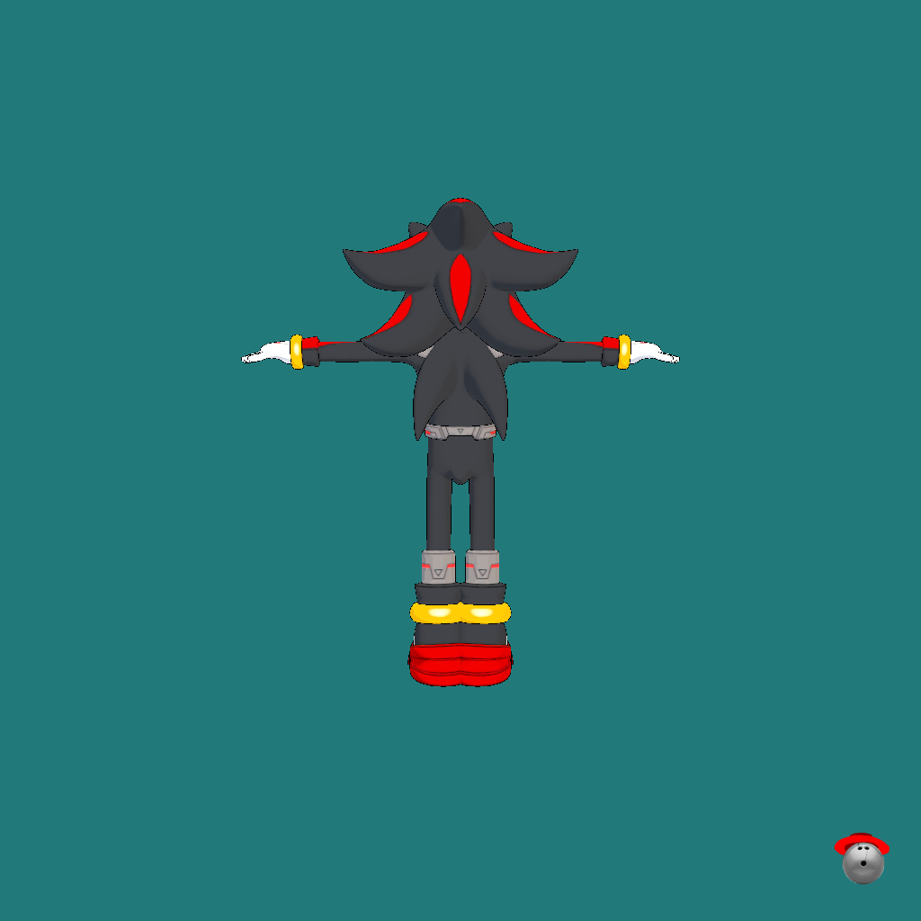Shadow the Hedgehog （Fortnite） - Back