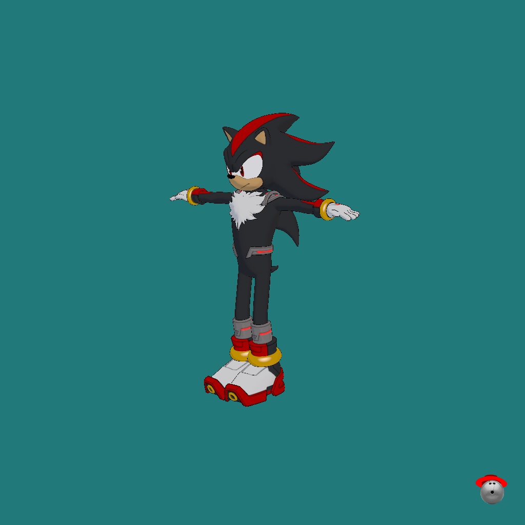 Shadow the Hedgehog （Fortnite） - Front Left